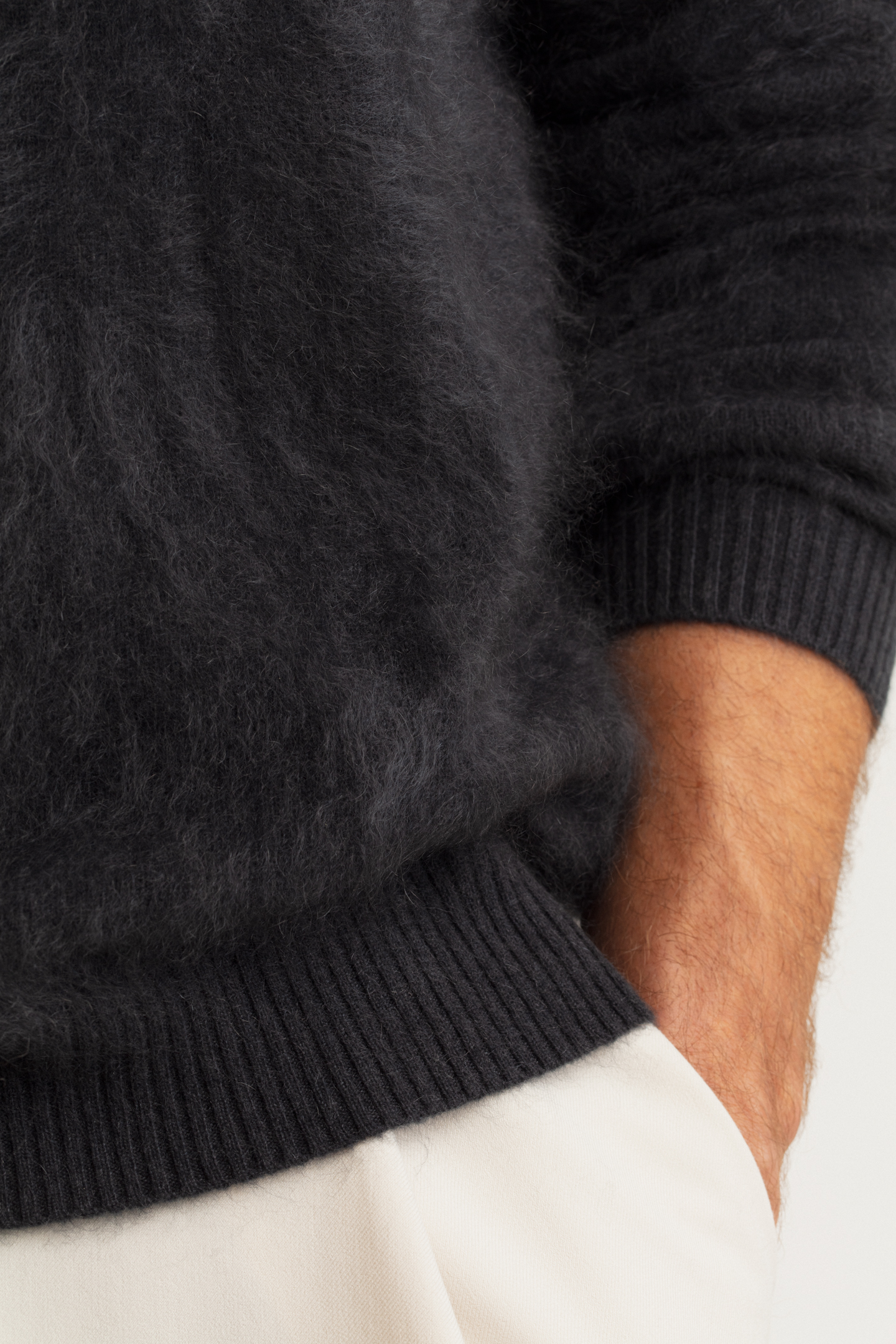 Brushed Cashmere Pullover