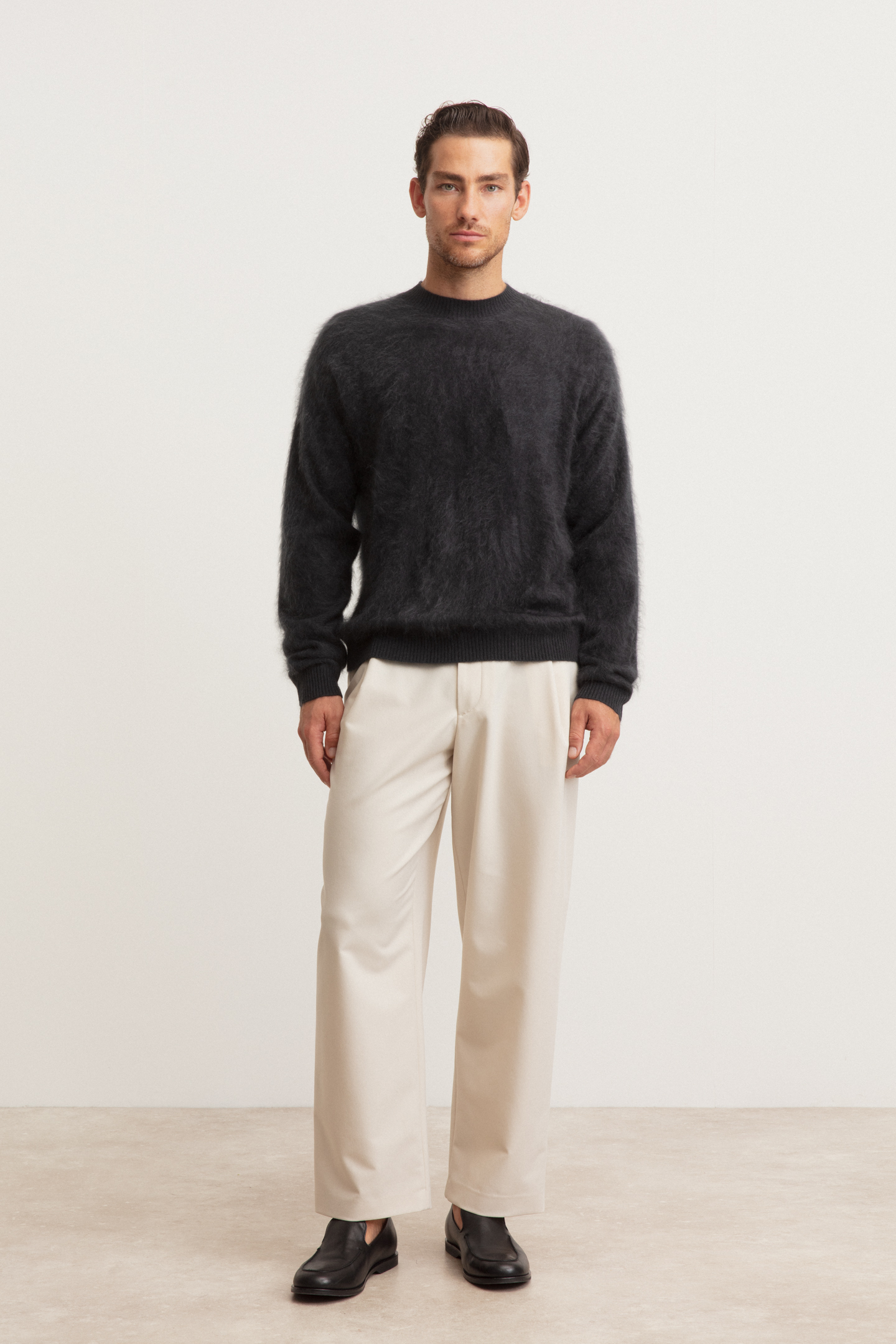 Brushed Cashmere Pullover