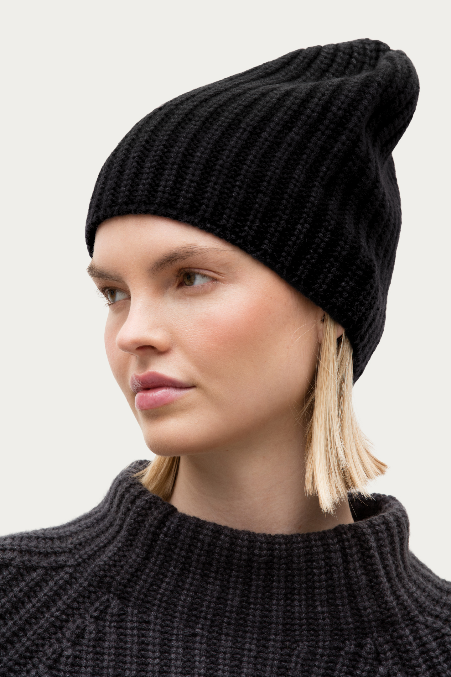 Stonewashed Cashmere Mütze